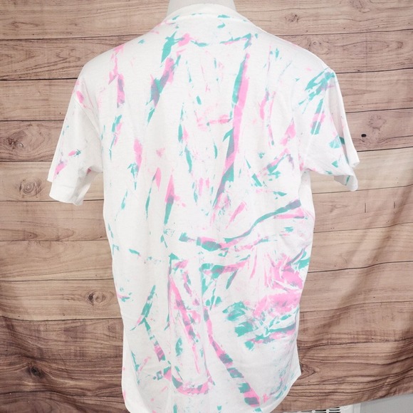 VINTAGE GULF SHORES ALABAMA TRAVEL AOP ALL OVER PRINT SINGLE STITCH TSHIRT XL - Picture 4 of 6